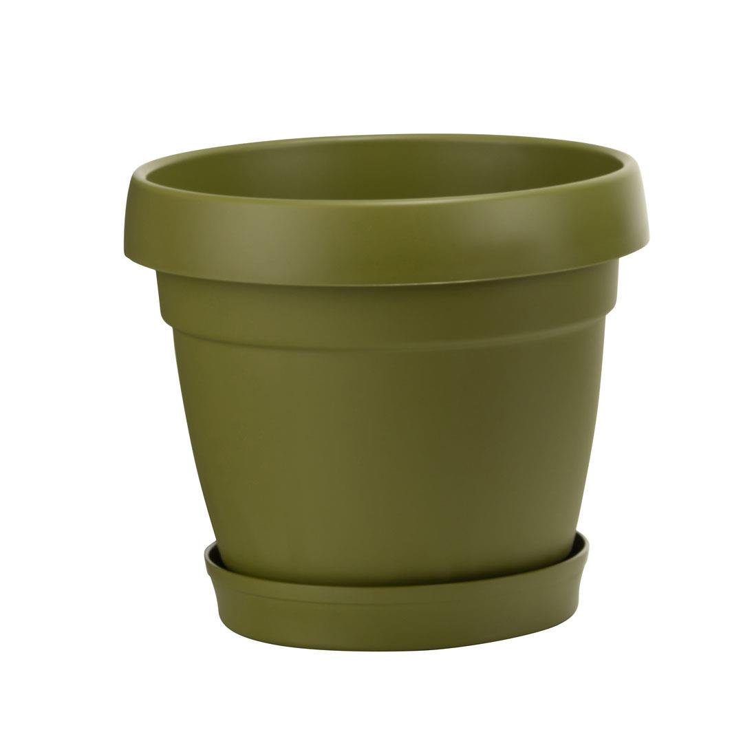Poliwork Tabaklı Plastik Saksı 5,5 Lt 240*210 Mm