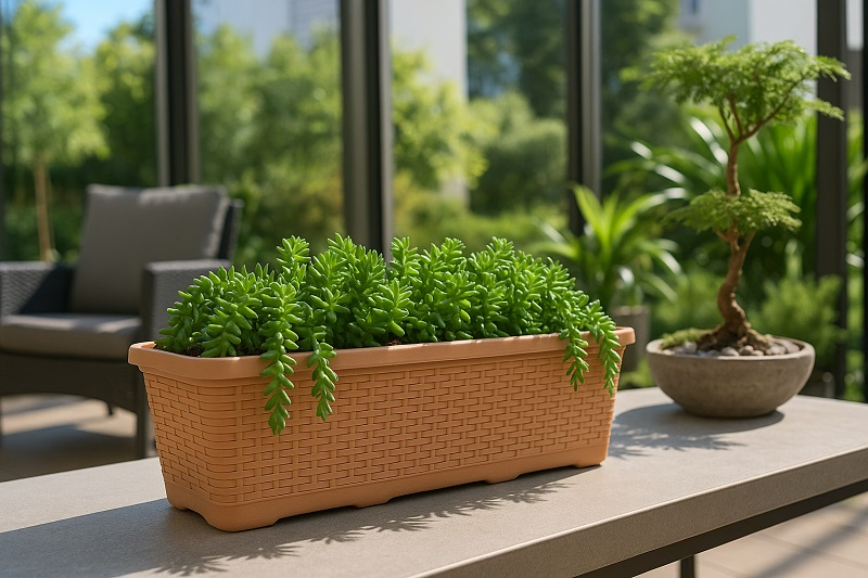 Serinova Hasır Balkon Saksısı 16.5 Lt