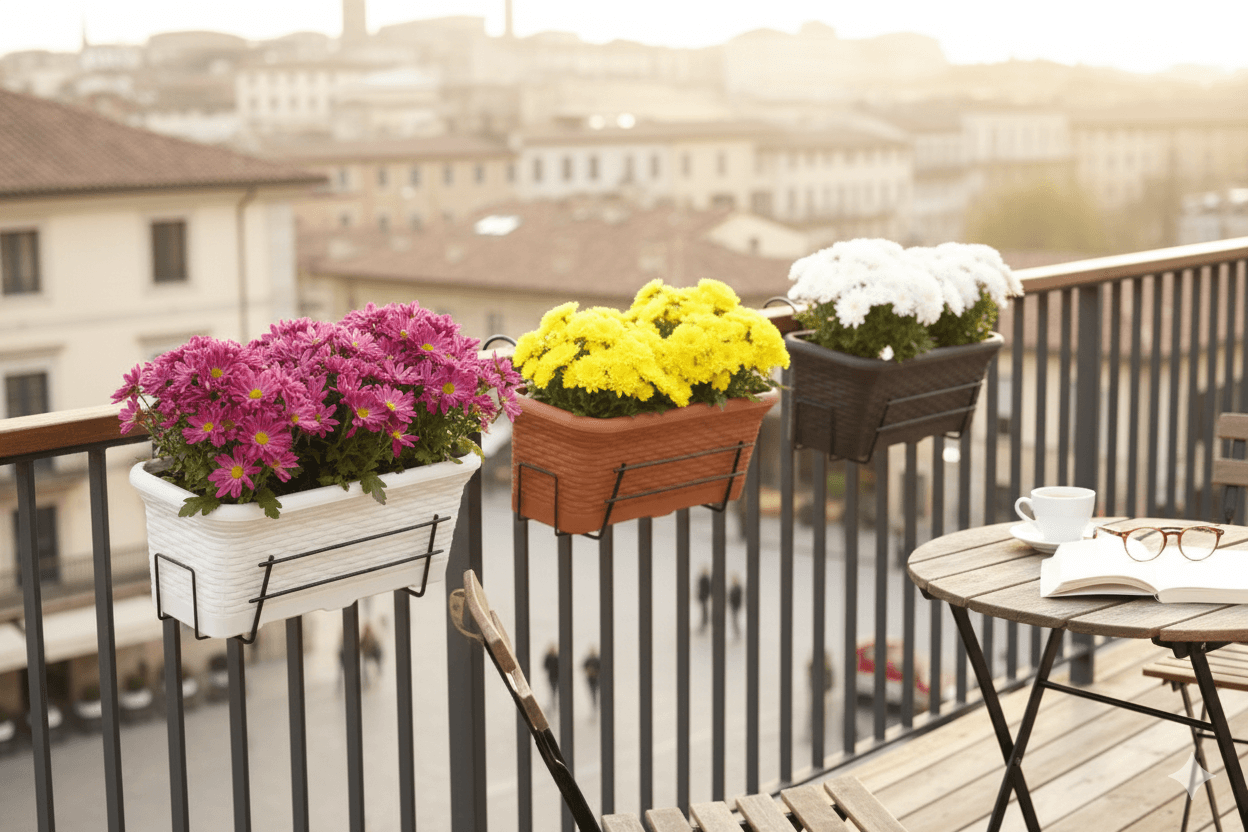 Serinova Hasır Balkon Saksısı 6.5 Lt