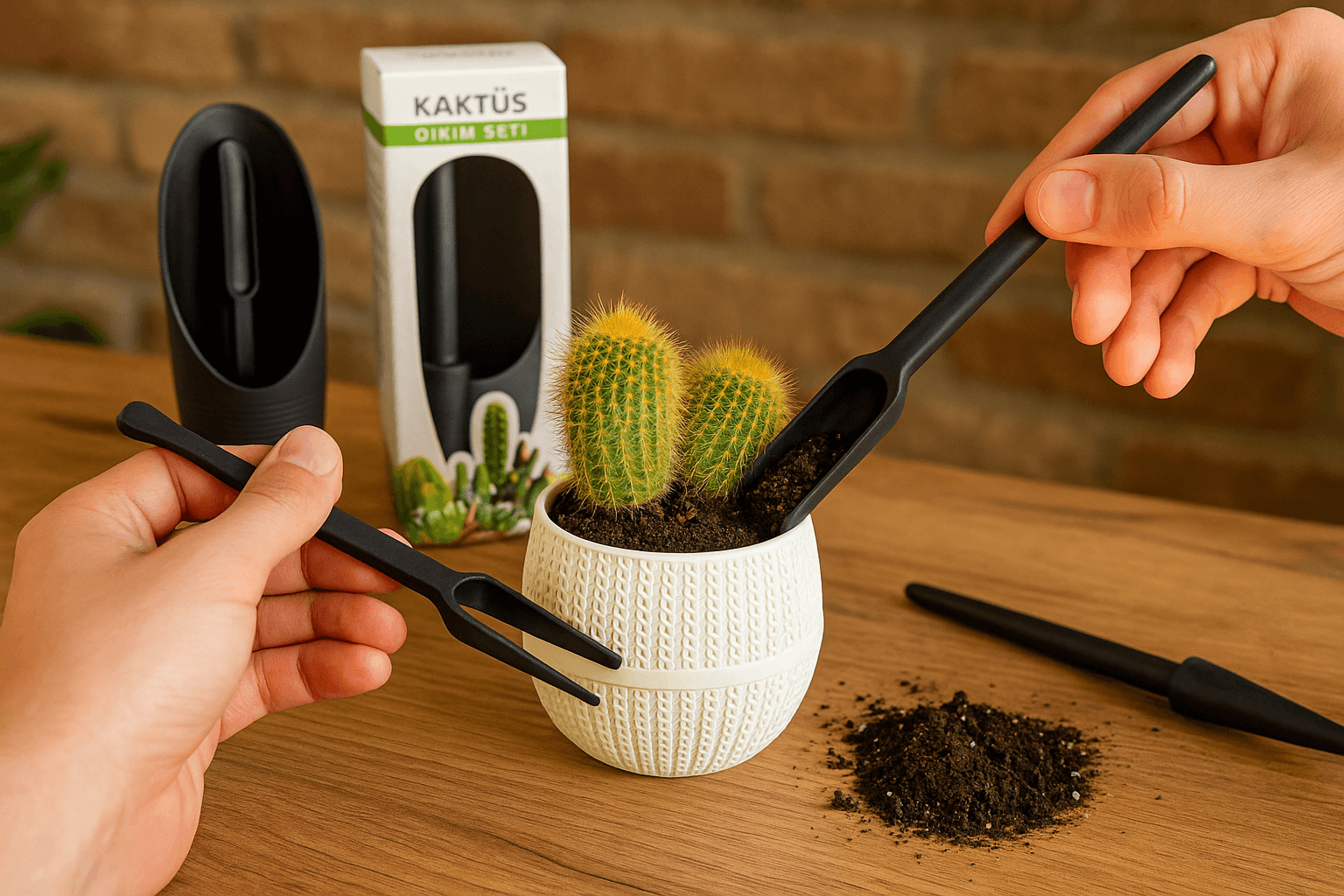 Serinova Kaktüs Dikim Seti