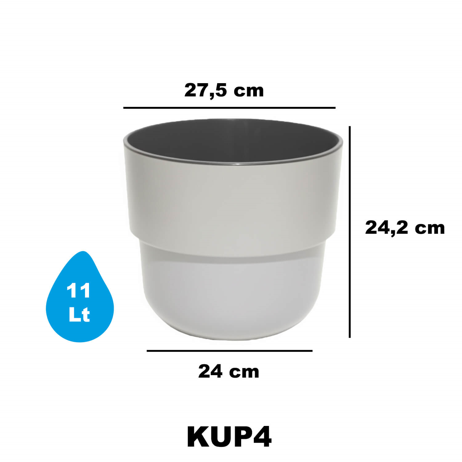 Serinova Kuple Saksı İçli No:4