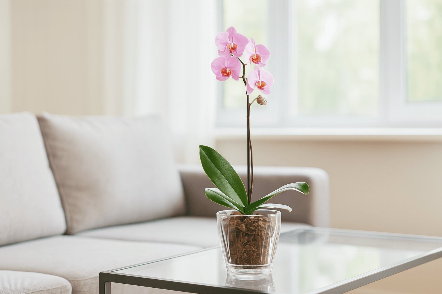 Serinova Orkide Saksısı 0.7 Lt Şeffaf(Orkide Saksı)