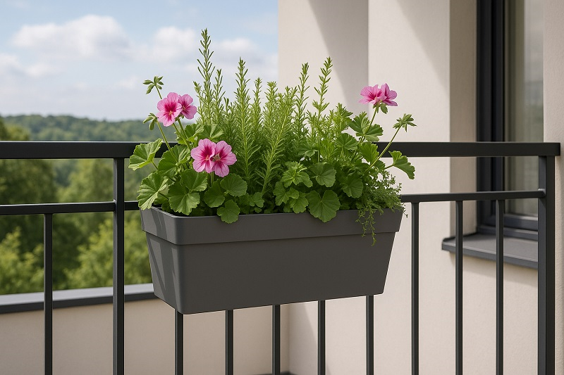 Serinova Yalı Separetörlü Balkon Saksı 6.5 Lt