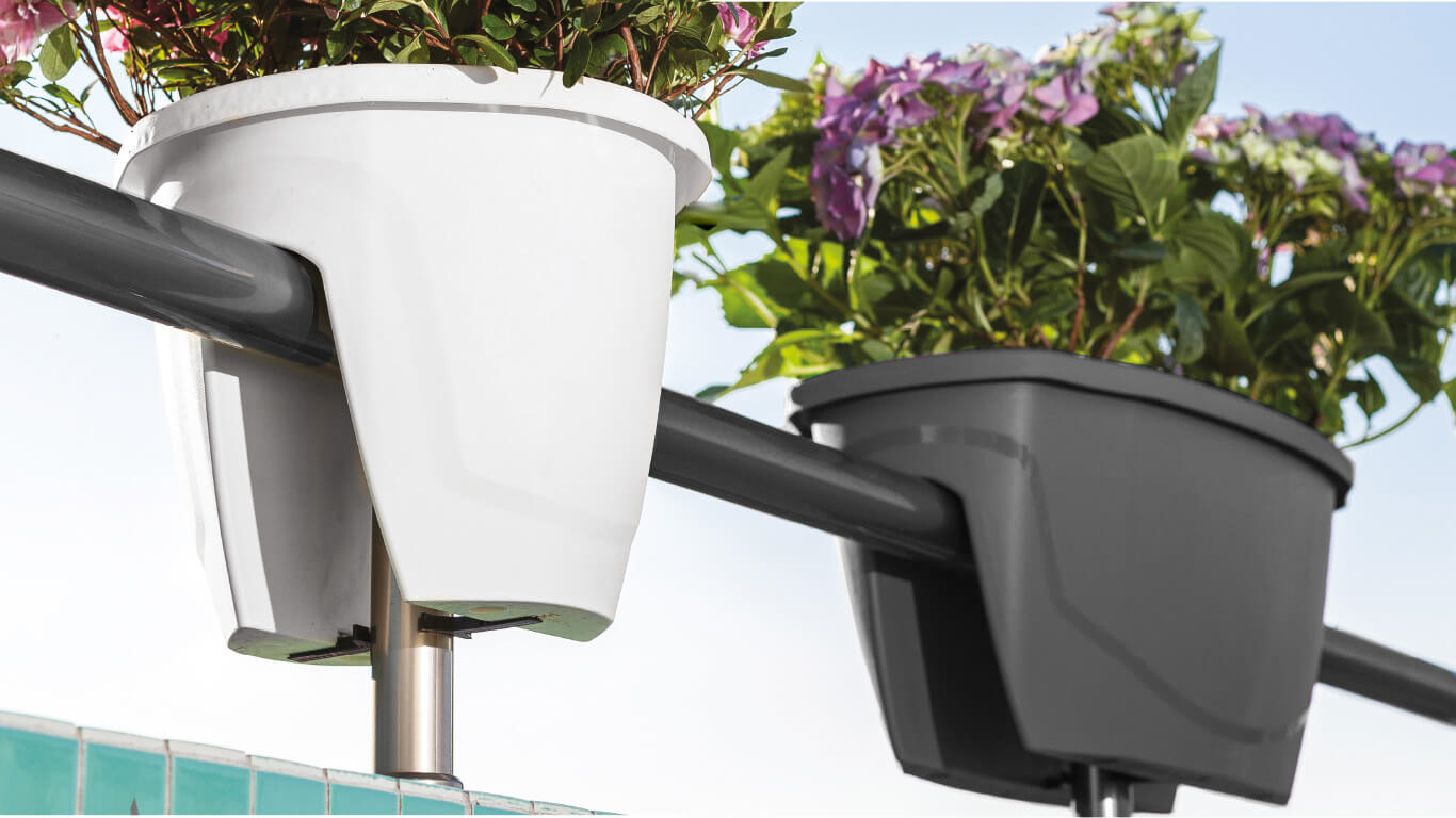 Serinova Zümrüt Küpeşte Saksı 7.5 Lt