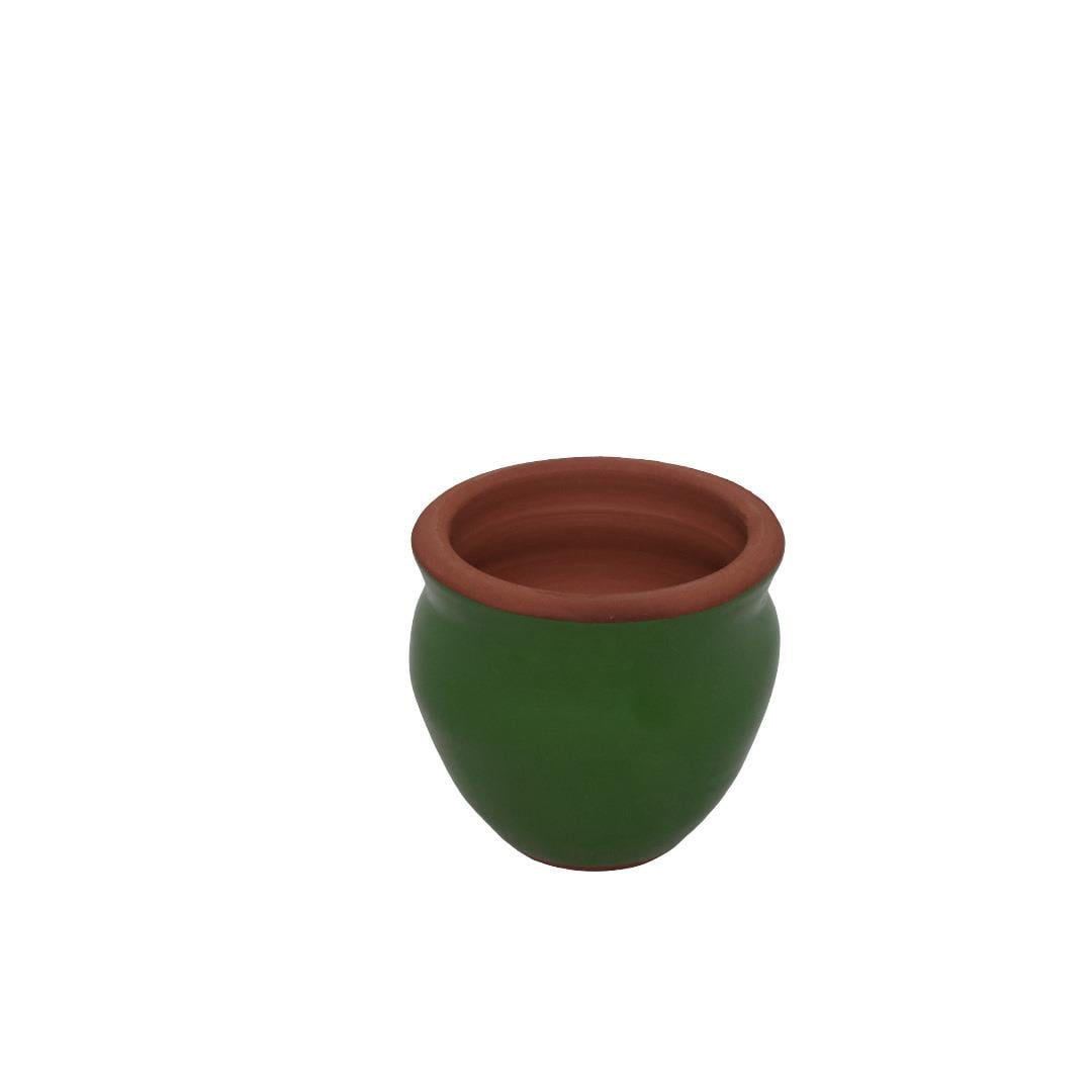 Toprak Saksı Sırlı 10*10 Cm