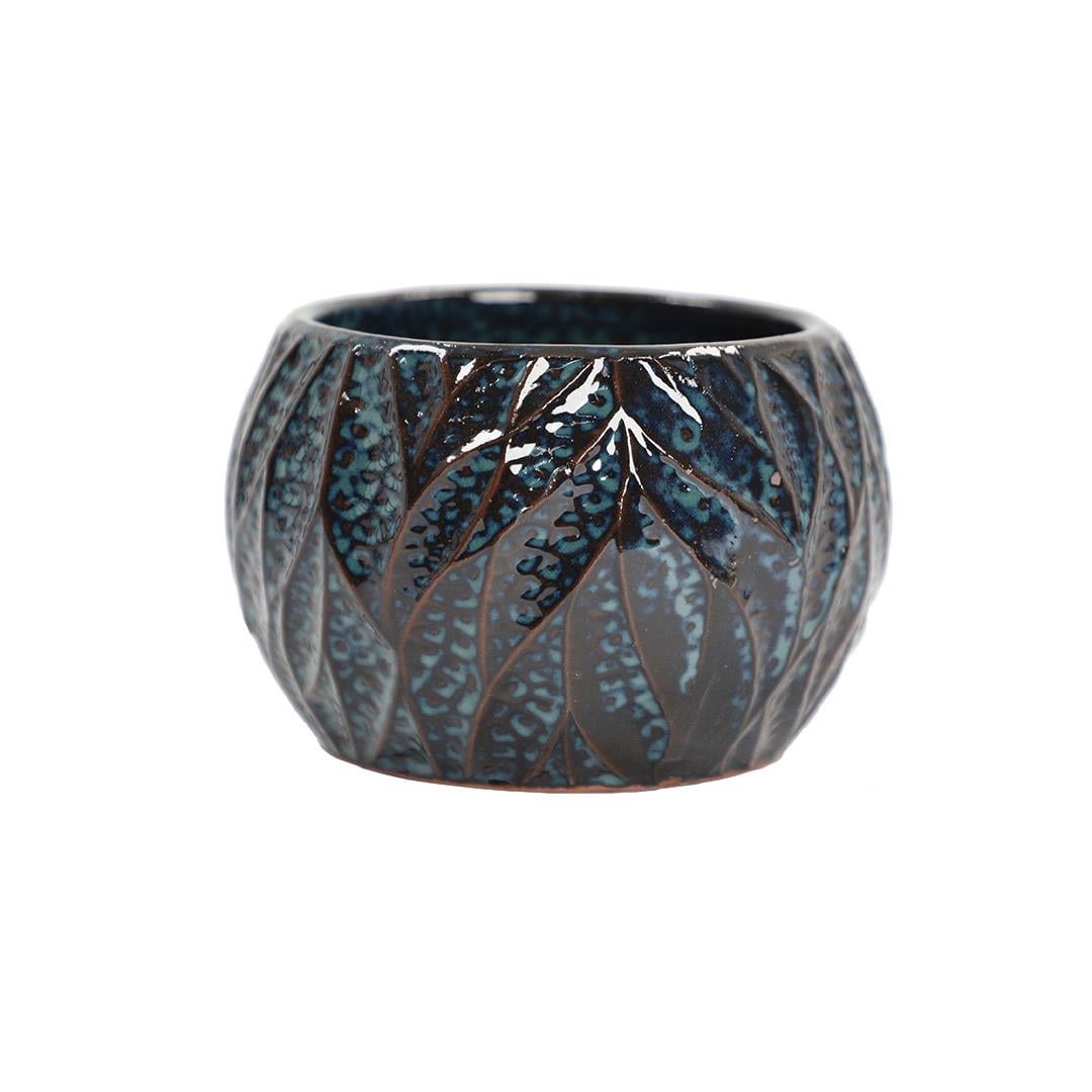 Toprak Saksı Sırlı 11x11 CM