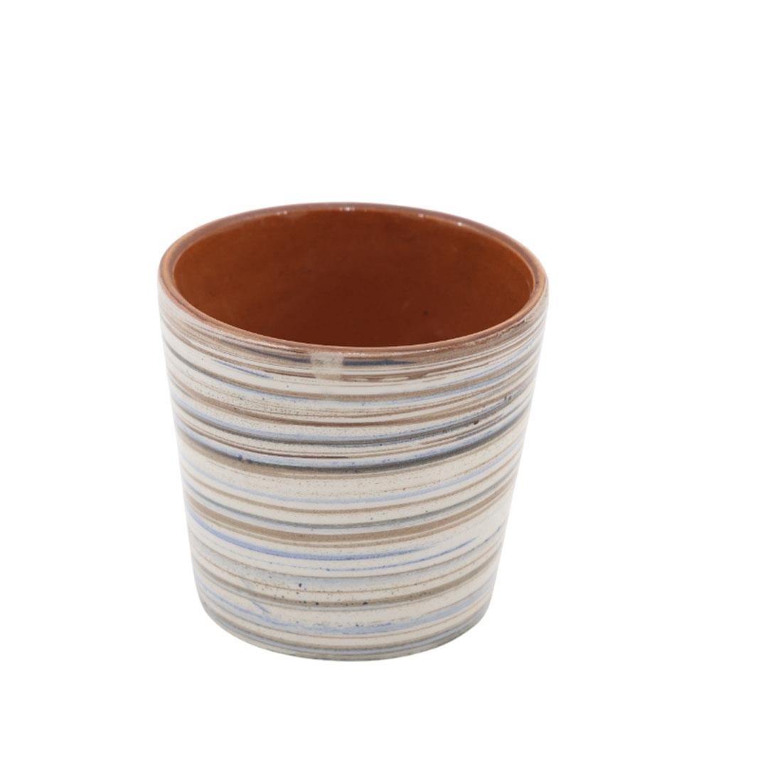 Toprak Saksı Sırlı 12*11,5 Cm