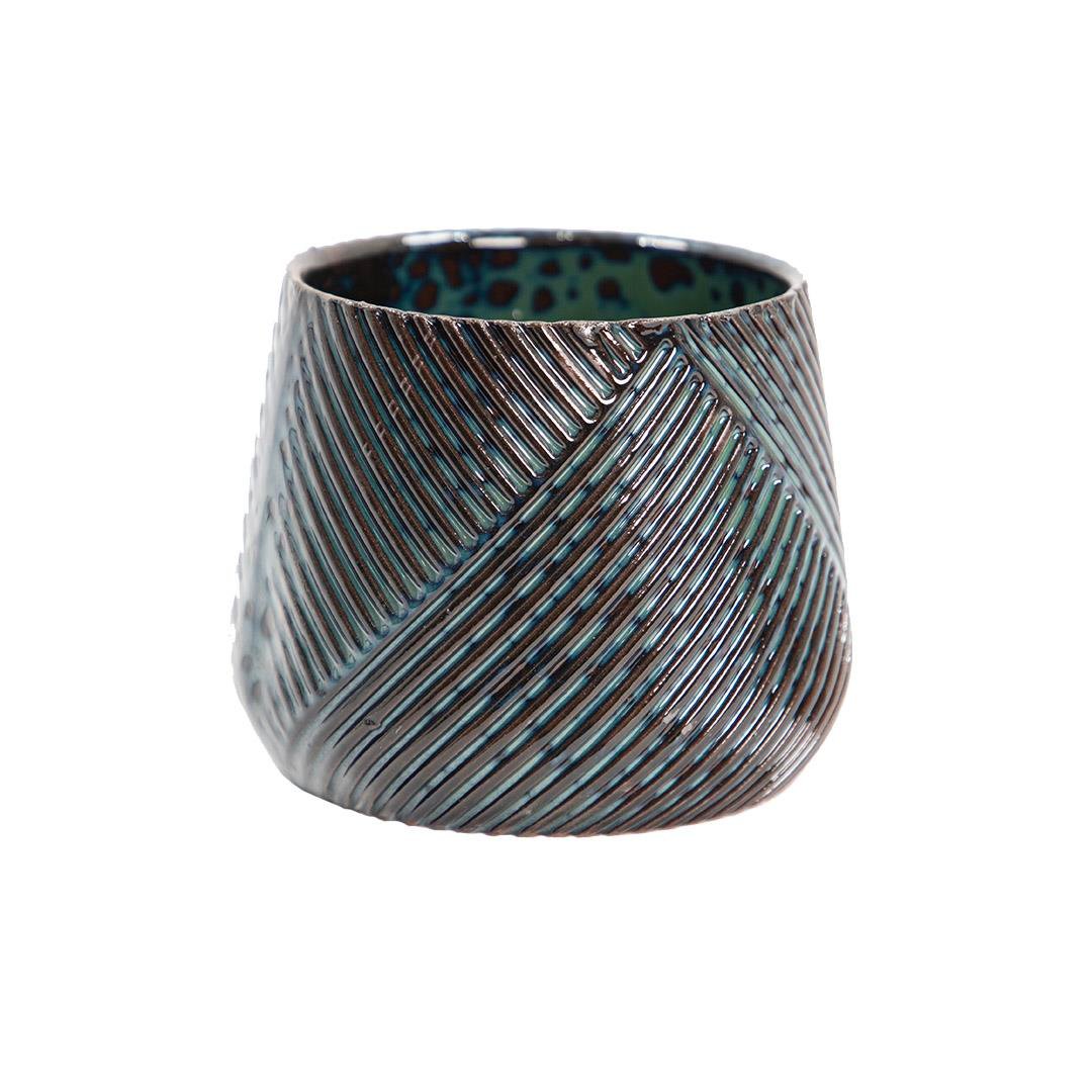 Toprak Saksı Sırlı 13x13 CM