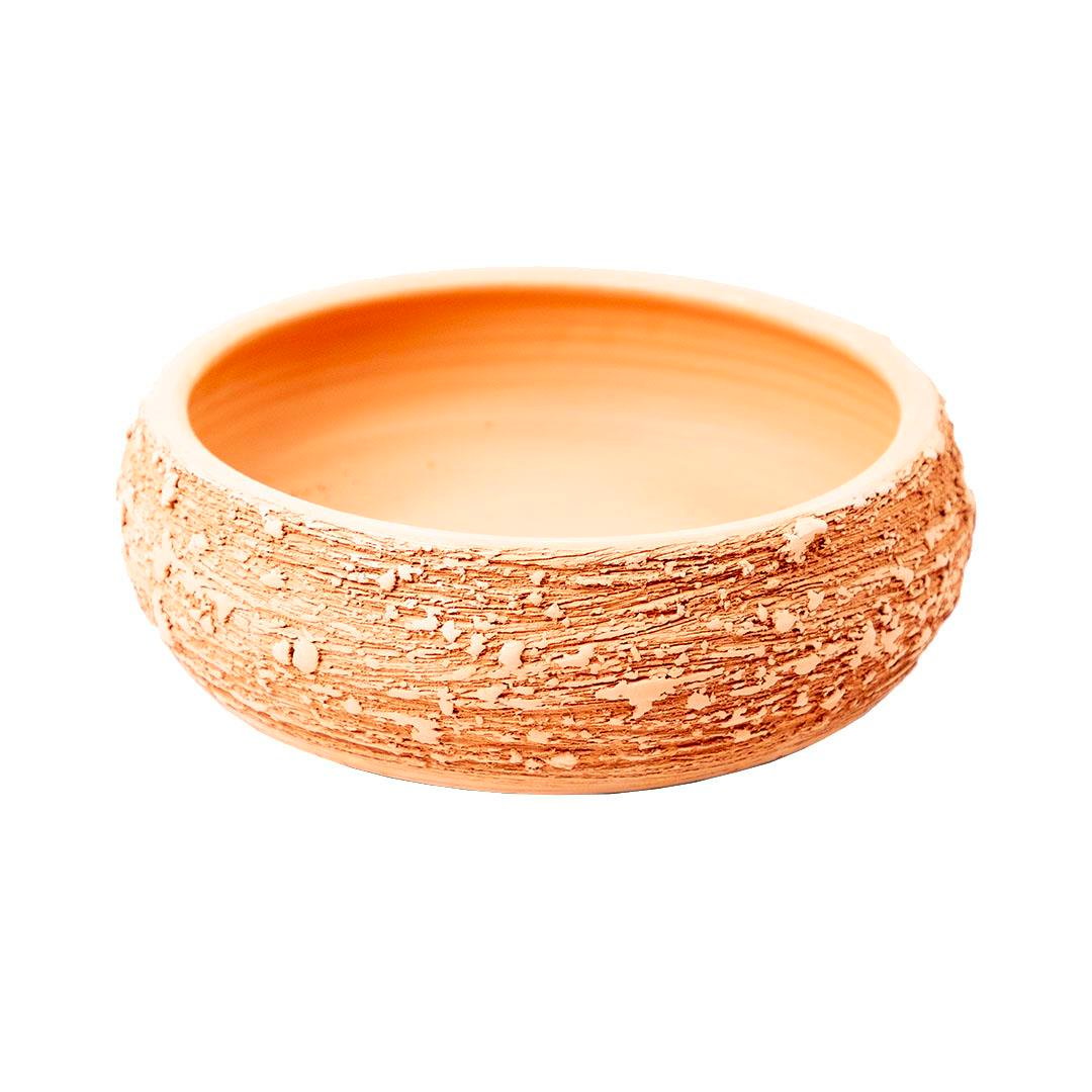Toprak Taraklı Arajman Saksı Naturel 28 Cm