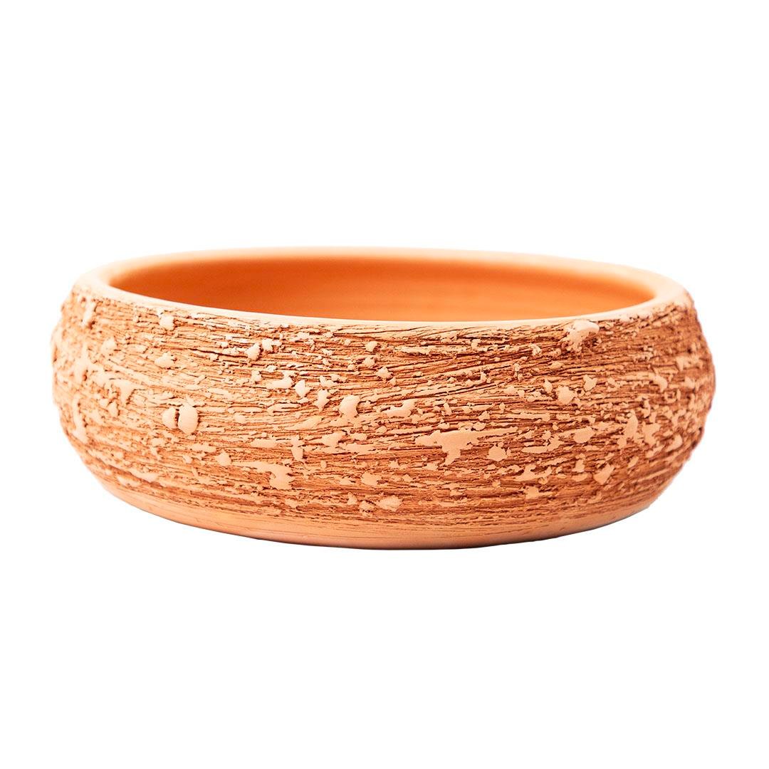 Toprak Taraklı Arajman Saksı Naturel 28 Cm