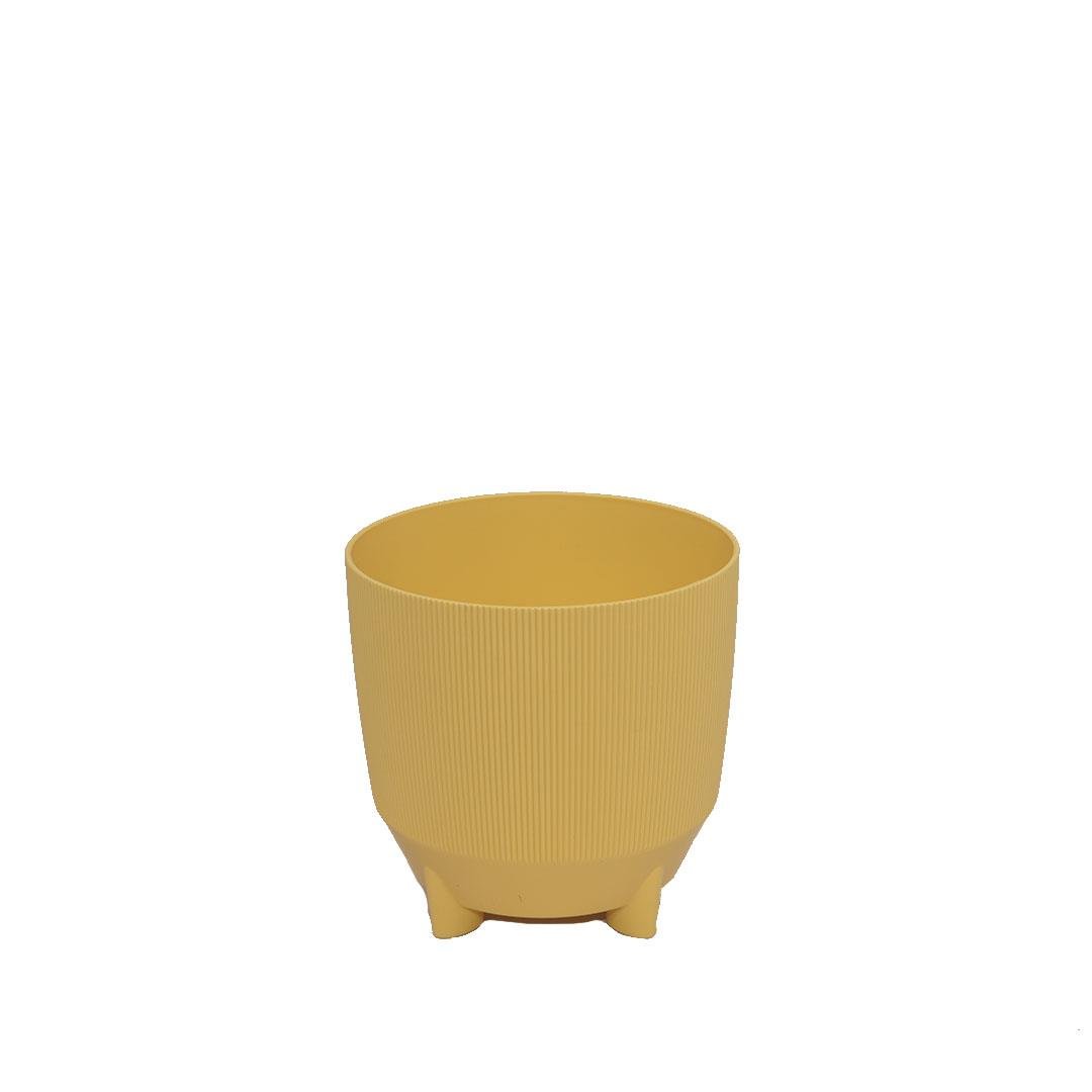 Yuvarlak Saksı Ayaklı Kahve 5 Lt 208*205 Mm