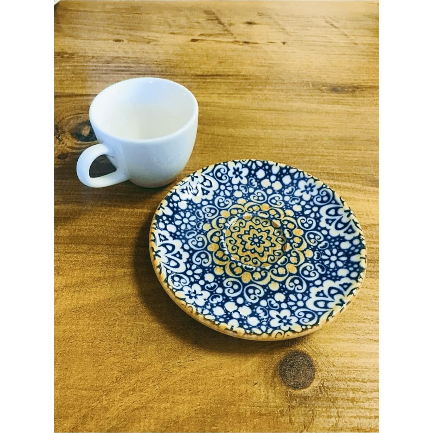 ALHAMBRA SERİ 6'LI TÜRK KAHVE FİNCAN TABAĞI ALHGRM02KT