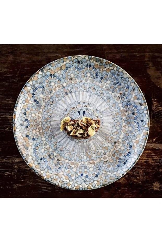 Bonna Luca Mosaic Serisi 6'lı 27 Cm Servis Tabağı Seti