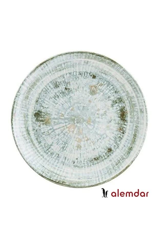 Bonna Odette Olive Serisi 6'lı 27 Cm Servis Tabağı Seti