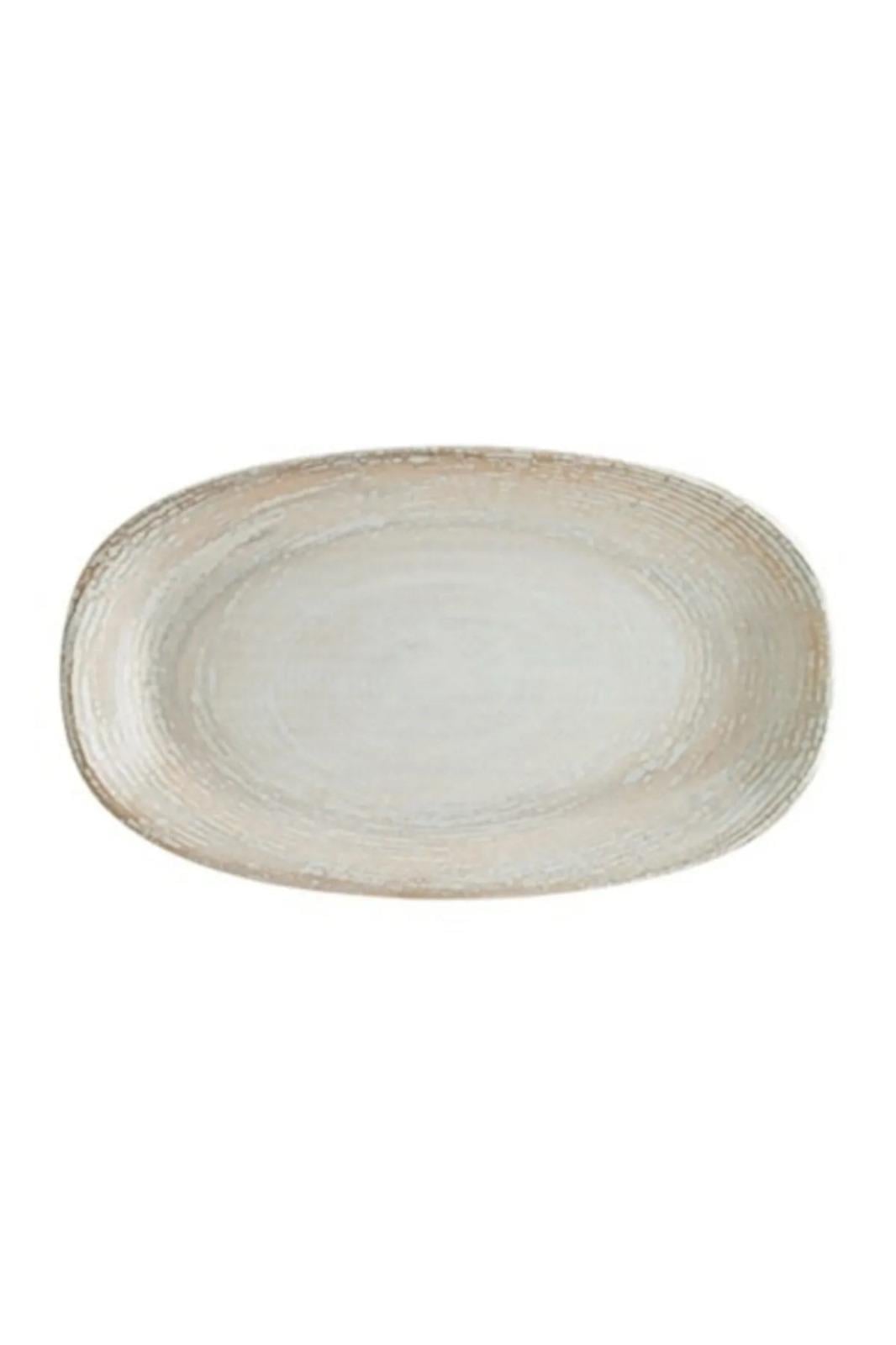 Bonna Patera Serisi 6'lı Oval Kayık Kahvaltı Tabağı Seti 15*8,5 cm