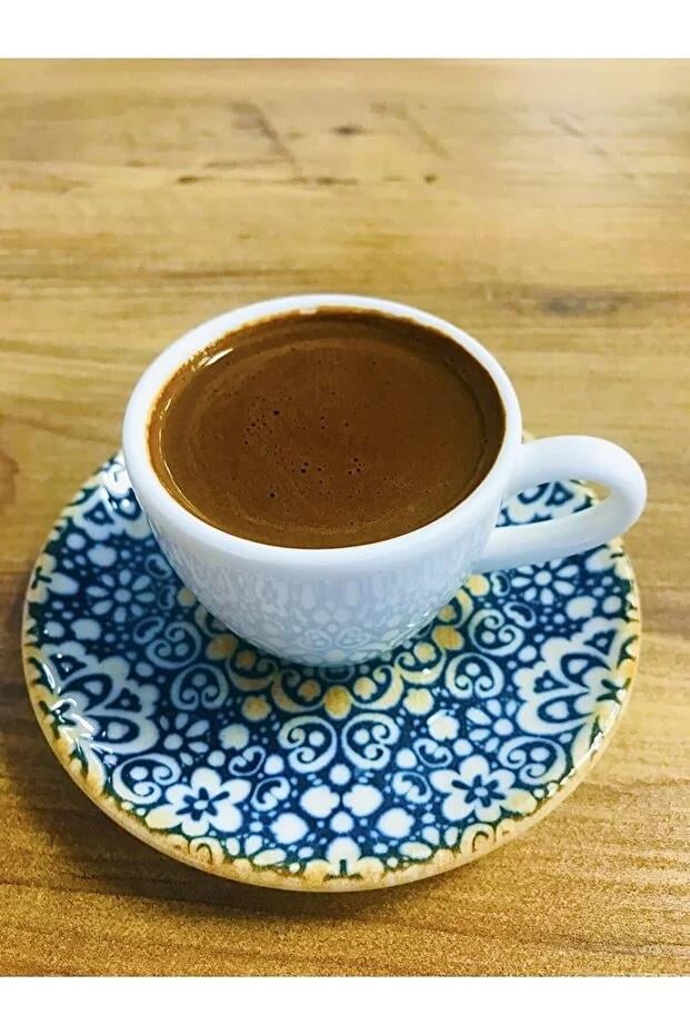 Bonna Porselen Alhambra Serisi12 parça 80 cc Kahve Fincan Takımı