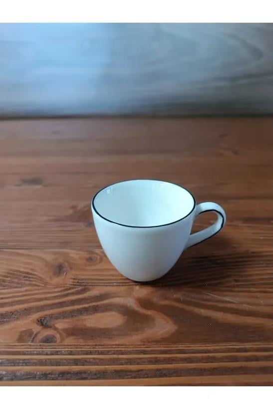 Bonna Porselen Retro Seri 6'lı 80 cc Türk Kahve Fincan Takımı - E104RIT02KFT