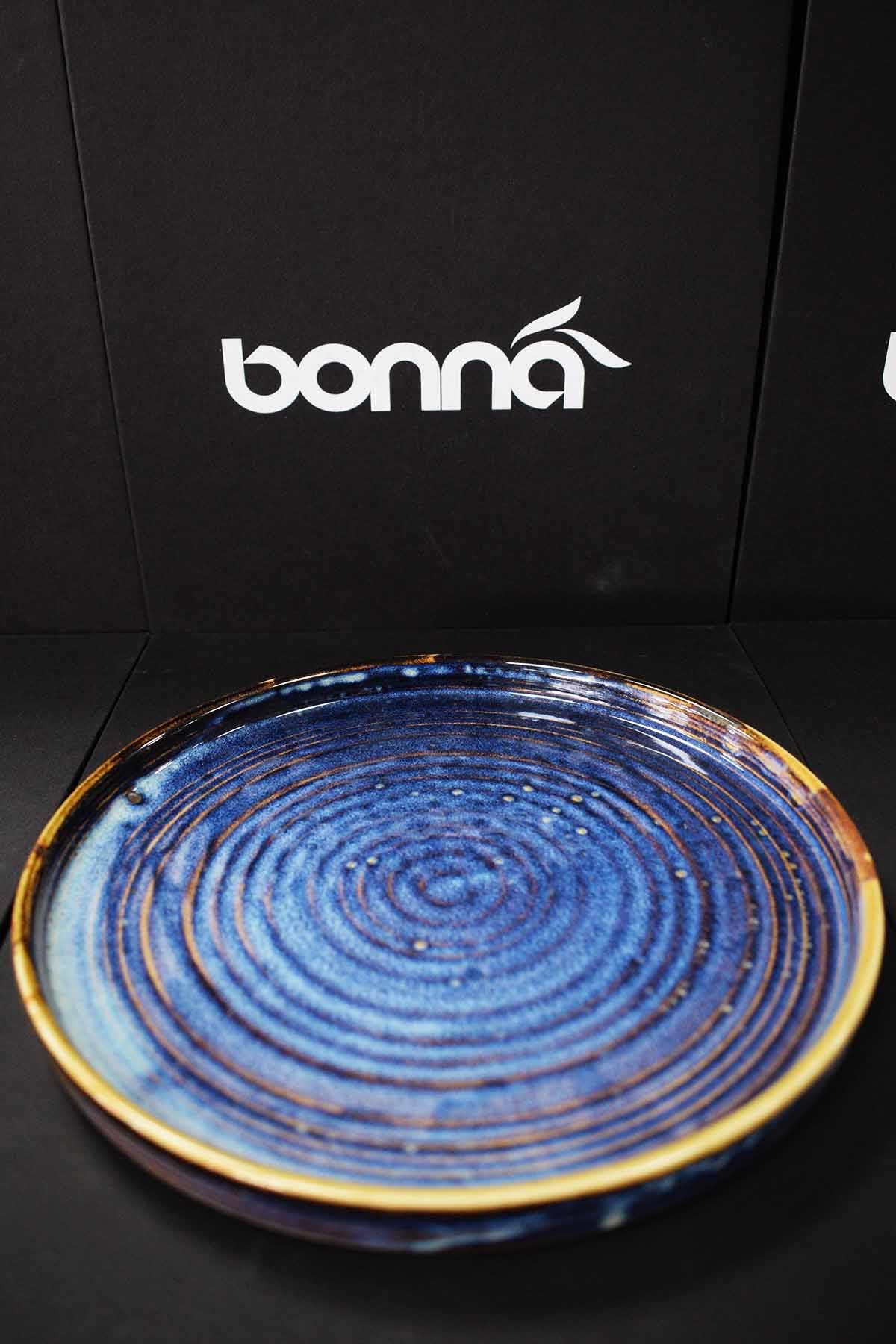 Bonna Porselen Sapphire Serisi 3 Parça Yemek Takımı