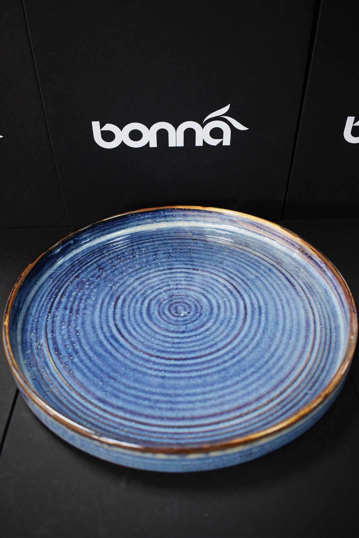 Bonna Porselen Sapphire Serisi 3 Parça Yemek Takımı