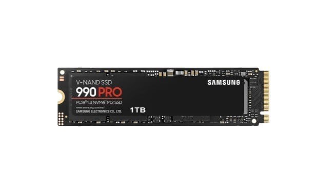 1TB SAMSUNG 990 PRO 7450/6900MB/s M.2 NVMe MZ-V9P1T0BW