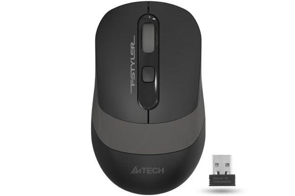 A4 TECH FG10 Kablosuz 2000dpi Optic Siyah/Gri Mouse