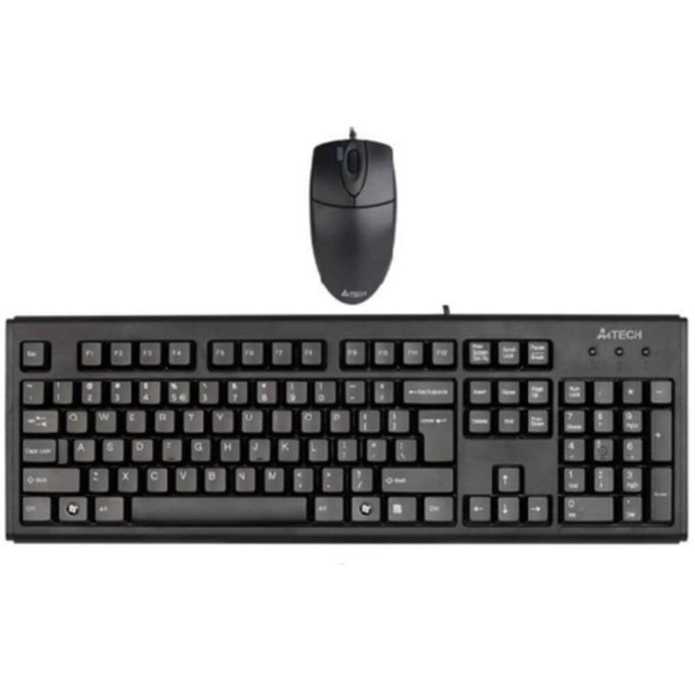 A4 TECH KM-72620D TÜRKÇE USB MULTİMEDYA SİYAH Q KLAVYE MOUSE
