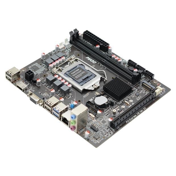 AFOX IH310C-MA6-V4 2xDDR4 VGA+HDMI 1xGLAN 1x M.2 NVMe Gen3 1151Pin ANAKART