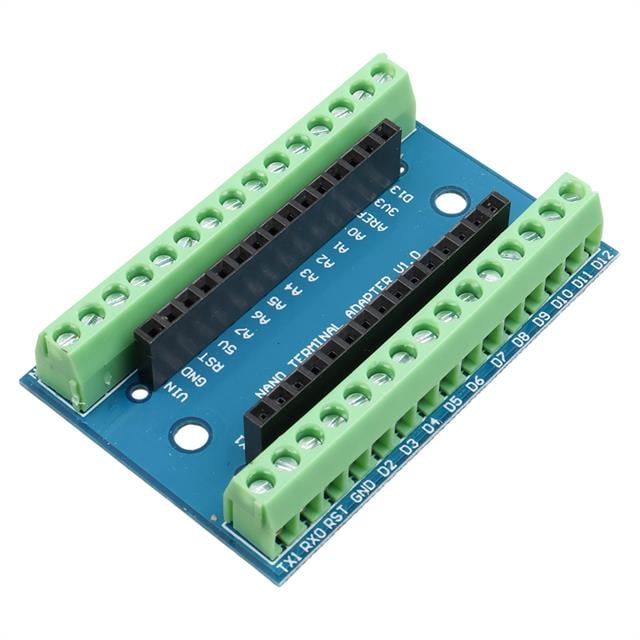 Arduino Nano Terminal Adapter V1.0 (Klemens Genişletme Modülü)