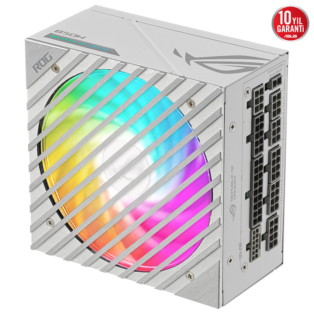 ASUS 850w 80+ Platinum ROG LOKI SFX-L Tam Modüler SFX Power Supply Beyaz / 90YE00N2-B0NA00