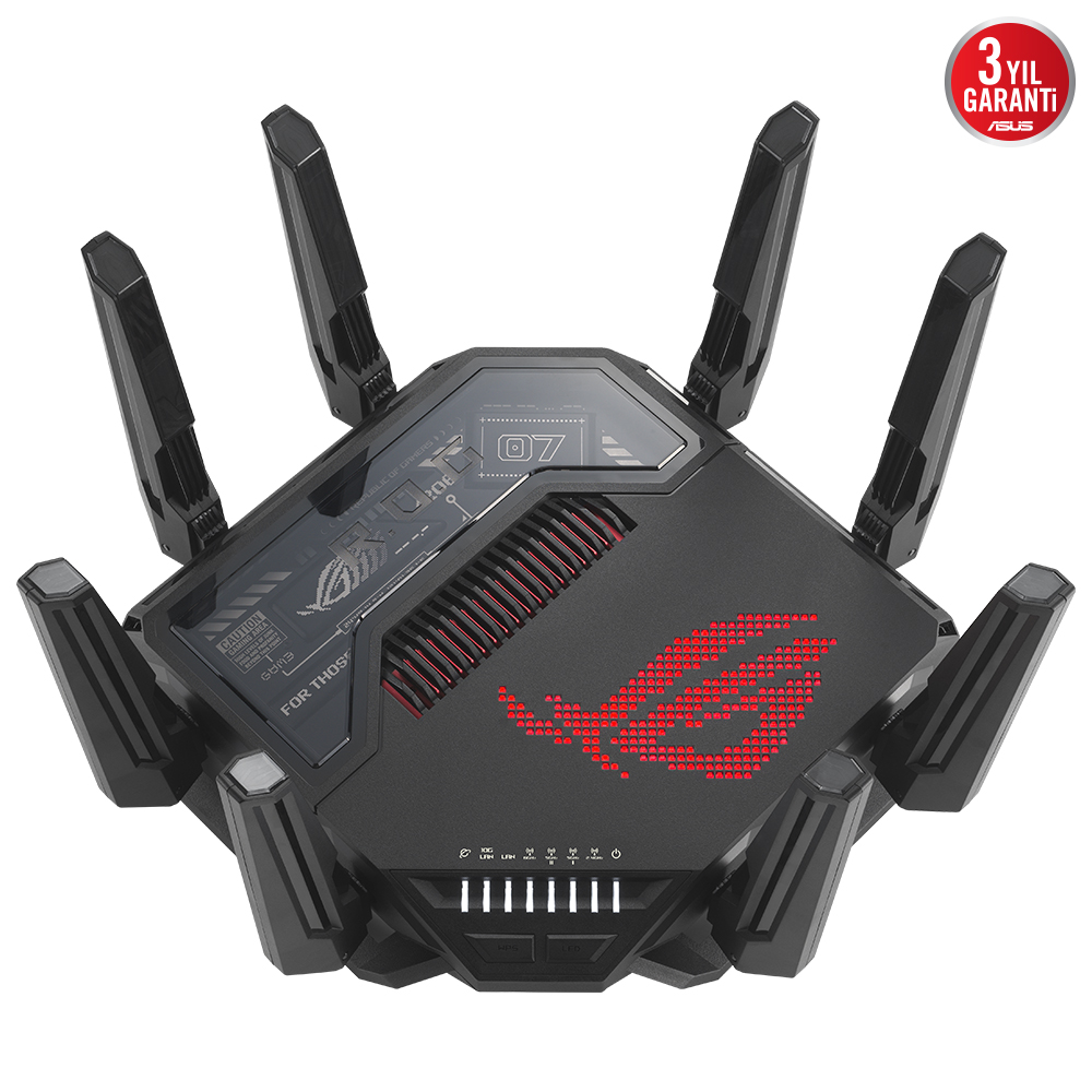 ASUS GT-BE98 WIFI7 BE25000 Üç Bant Gaming Router / 90IG08F0-MO9A0V
