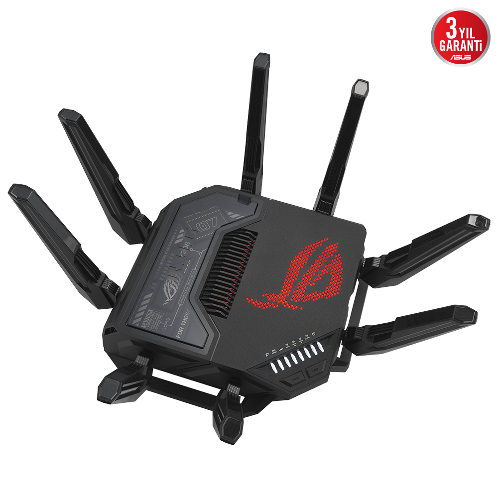 ASUS GT-BE98 WIFI7 BE25000 Üç Bant Gaming Router / 90IG08F0-MO9A0V