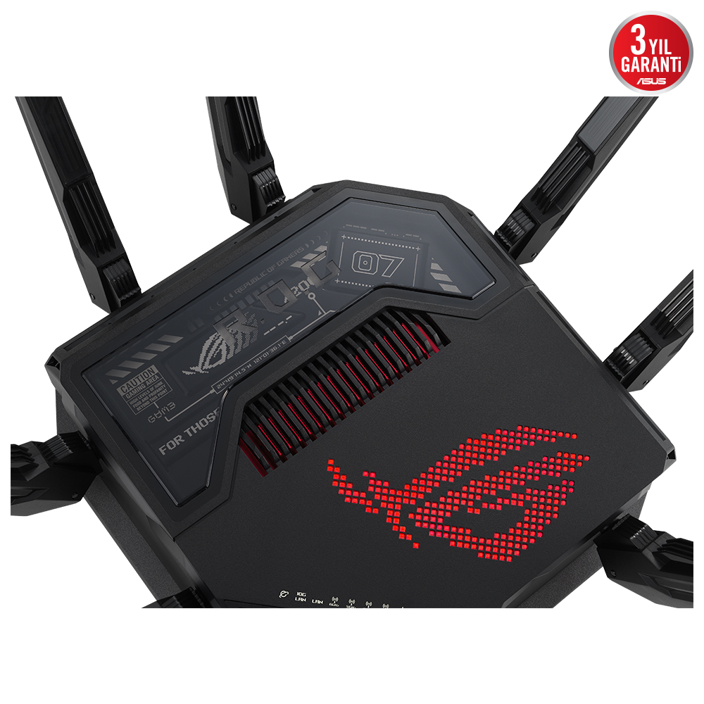 ASUS GT-BE98 WIFI7 BE25000 Üç Bant Gaming Router / 90IG08F0-MO9A0V
