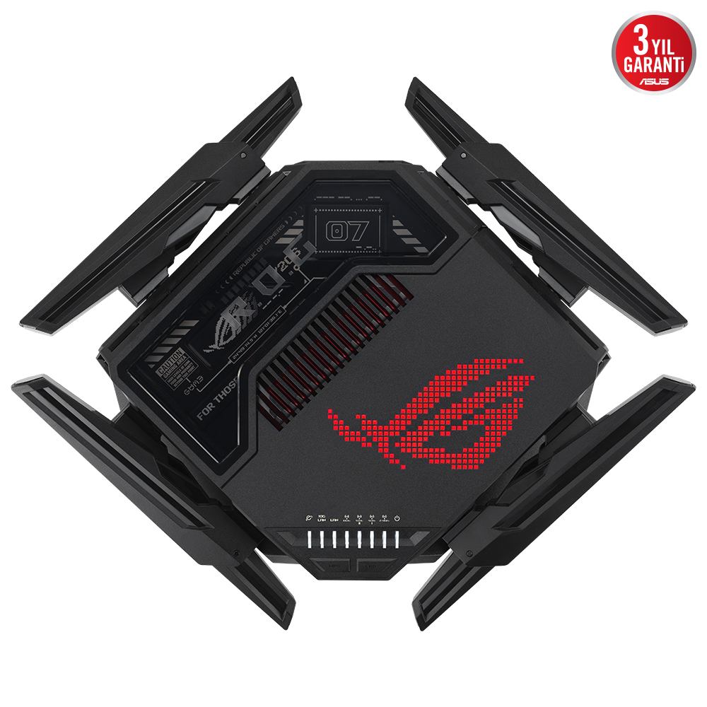 ASUS GT-BE98 WIFI7 BE25000 Üç Bant Gaming Router / 90IG08F0-MO9A0V