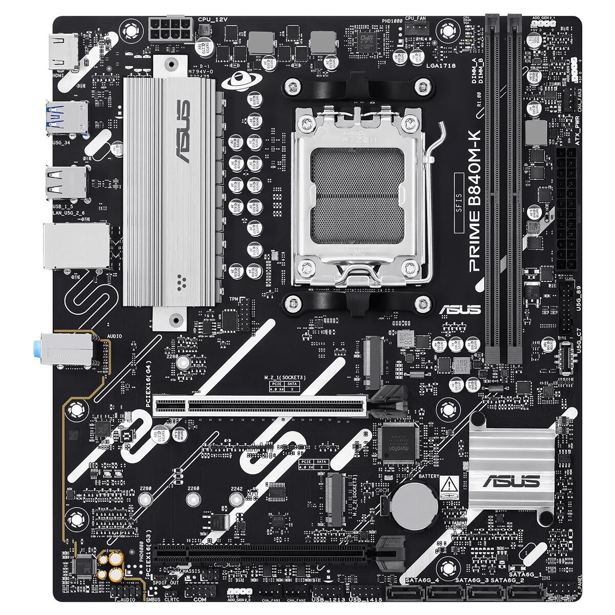ASUS PRIME B840M-K 2xDDR5 HDMI 2xM.2 AM5 ANAKART