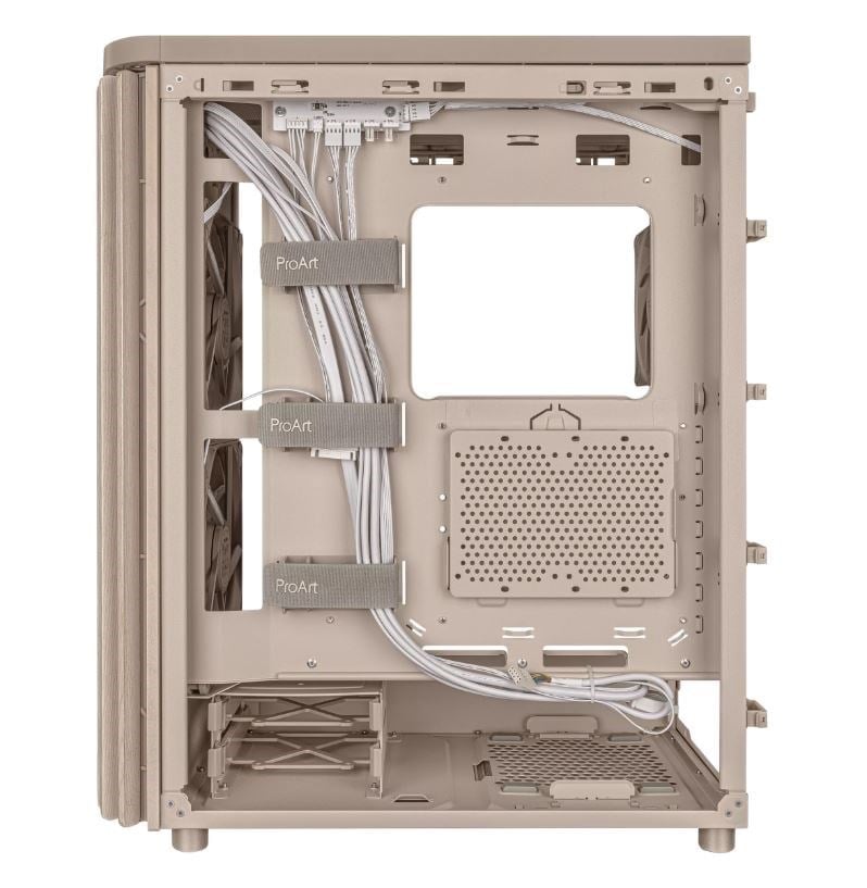 ASUS PROART PA401 WOOD MESH PWM BEIGE Gaming Mid-Tower PC Kasası