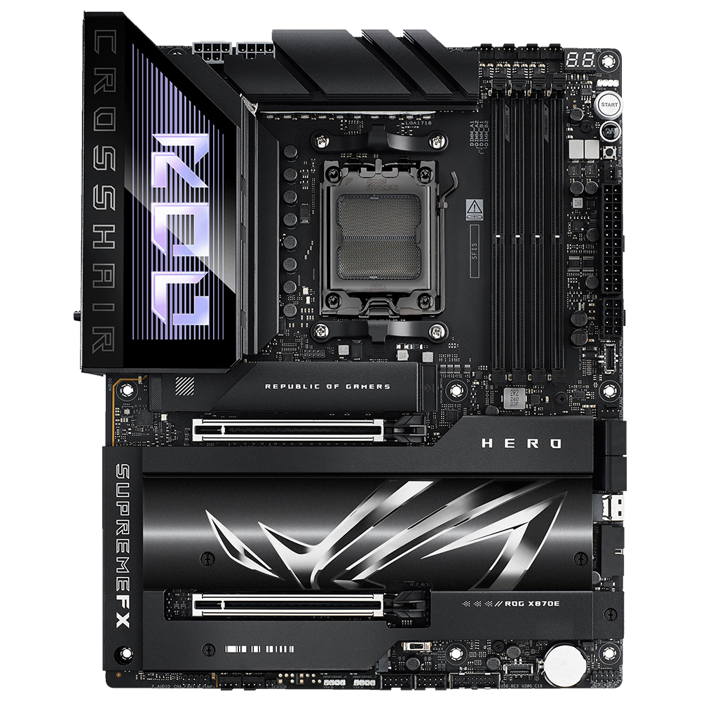 ASUS ROG CROSSHAIR X870E HERO DDR5 HDMI DP PCIE 5.0 AM5 ATX