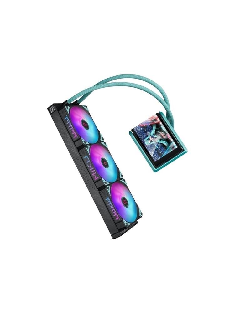 Asus Rog Ryuo IV 360 Argb Hatsune Miku Edition 360 mm Siyah İşlemci Sıvı Soğutucu RGB Destekli
