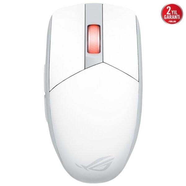 ASUS ROG STRIX IMPACT III P520 Kablosuz Gaming Beyaz Mouse (90MP03D0-BMUA10)