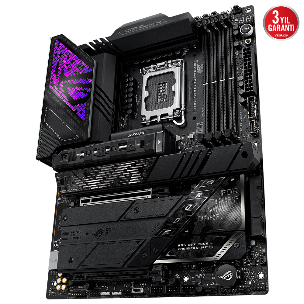 ASUS ROG STRIX Z890-E GAMING WIFI7 DDR5 HDMI-DP TYPEC PCIE 5.0 1851p ATX