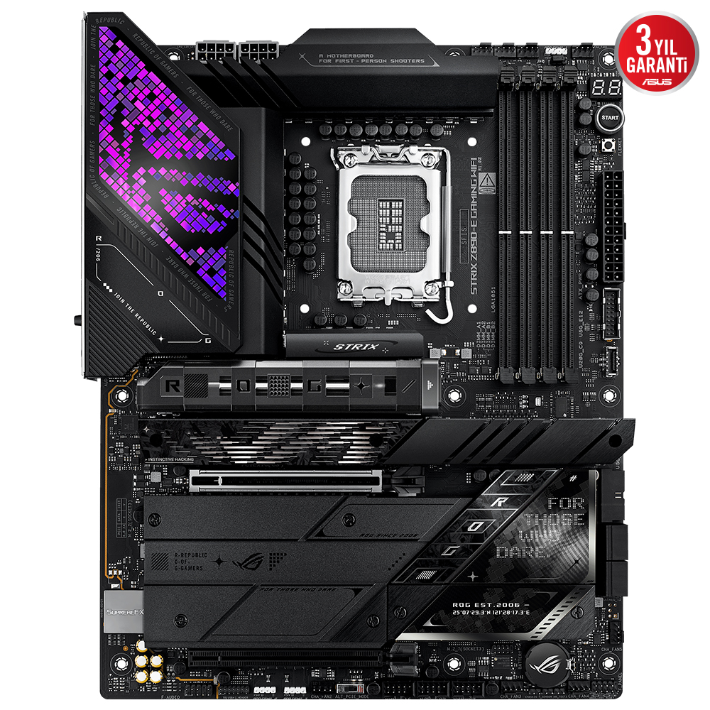 ASUS ROG STRIX Z890-E GAMING WIFI7 DDR5 HDMI-DP TYPEC PCIE 5.0 1851p ATX