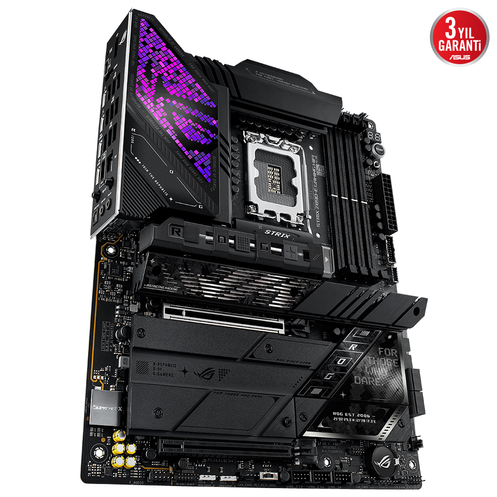 ASUS ROG STRIX Z890-E GAMING WIFI7 DDR5 HDMI-DP TYPEC PCIE 5.0 1851p ATX