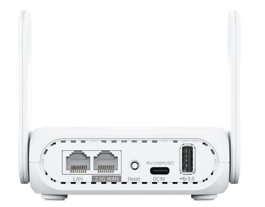 ASUS RT-BE58 GO Wıfı7 BE3600 4G LTE / 5G Taşınabilir Router / 90IG09Q0-MO3C00