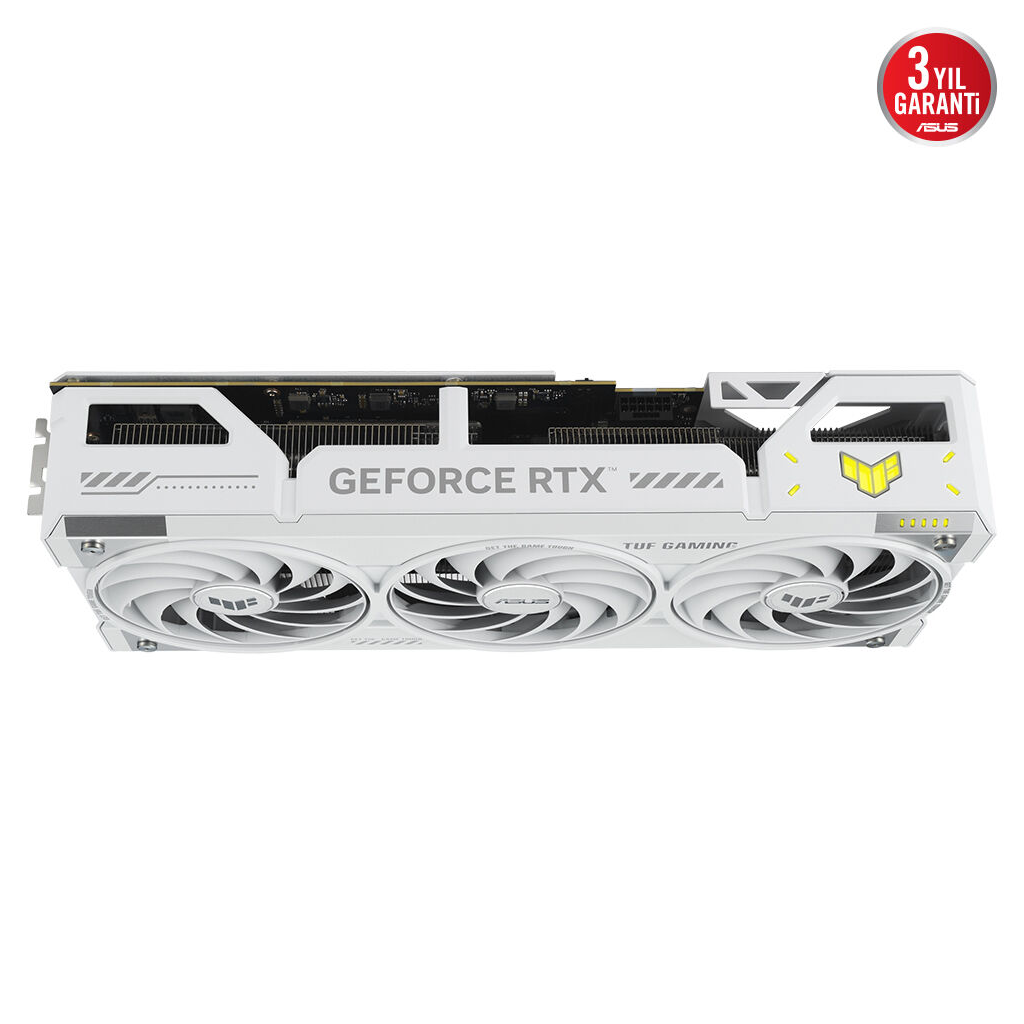 ASUS TUF-RTX5070TI-O16G-WHITE-GAMING, 16Gb, 256Bit, GDDR7, 2xHDMI, 3xDP GAMING Ekran Kartı