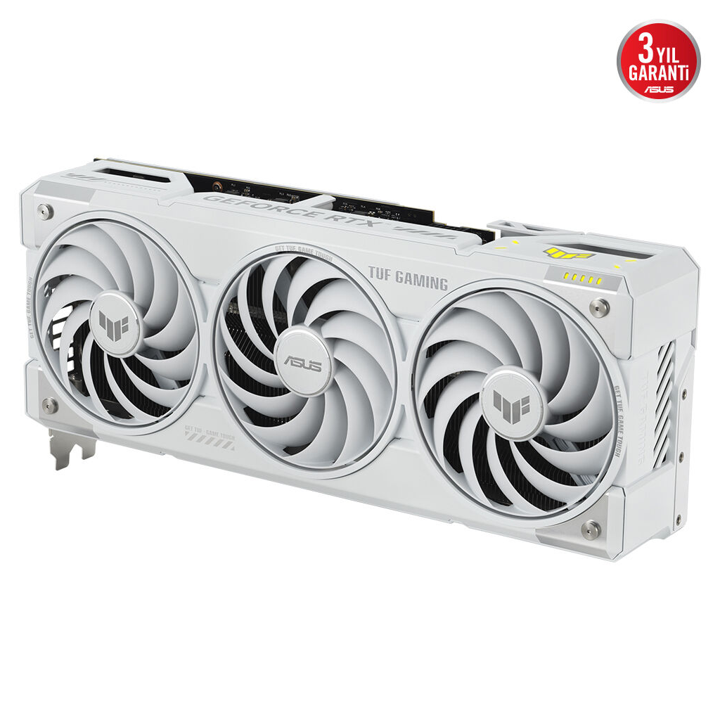 ASUS TUF-RTX5070TI-O16G-WHITE-GAMING, 16Gb, 256Bit, GDDR7, 2xHDMI, 3xDP GAMING Ekran Kartı