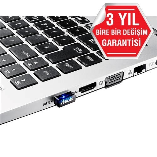 ASUS USB-N10 NANO N150 Usb 2.0 Kablosuz Ağ Adaptörü / 90IG05E0-MO0R00