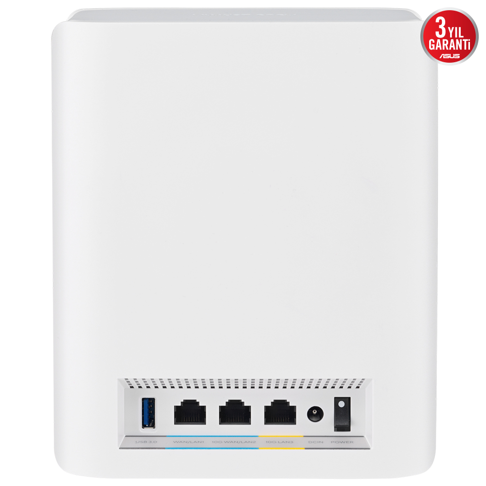 ASUSZENWIFI7 BT10 (W-3-PK) WIFI7 BE18000 Üç Bant Mesh Router 3-set