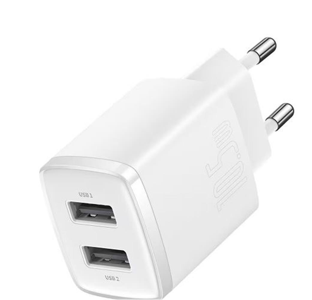 Baseus CCXJ010202 10,5W Beyaz Şarj Aleti