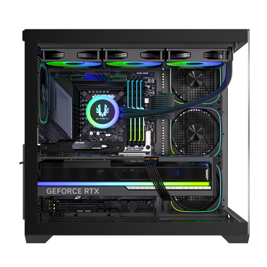 BITFENIX 850W 80+ BRONZE FC-ZAA85KKGKK-4A 4-ARGB Fanlı Gaming Mid-Tower PC Kasası