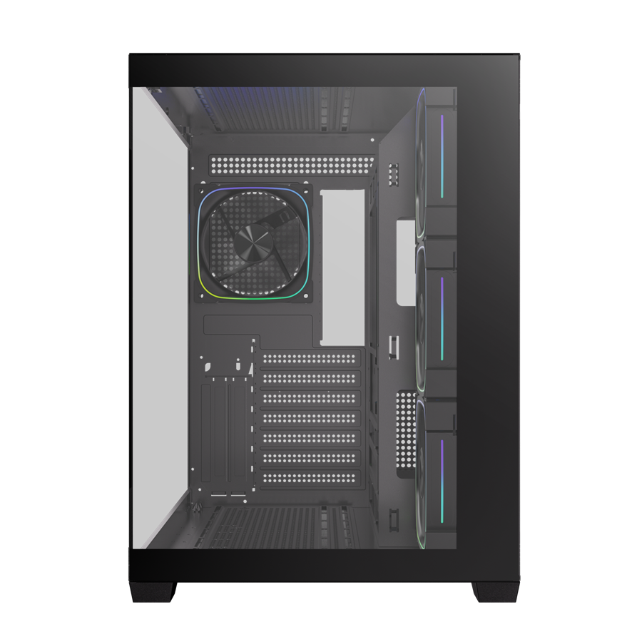 BITFENIX 850W 80+ BRONZE LEO BFC-LEO85KKGKK-4A 4-ARGB Fanlı Gaming Mid-Tower PC Kasası