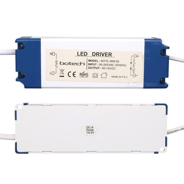 Botech BOTE-48W-02 60x60 Panel Led Driver Adaptörü (50V-70V Dc)